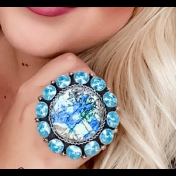 💚Native American Made Ring 7.5 - Picture 7 of 7